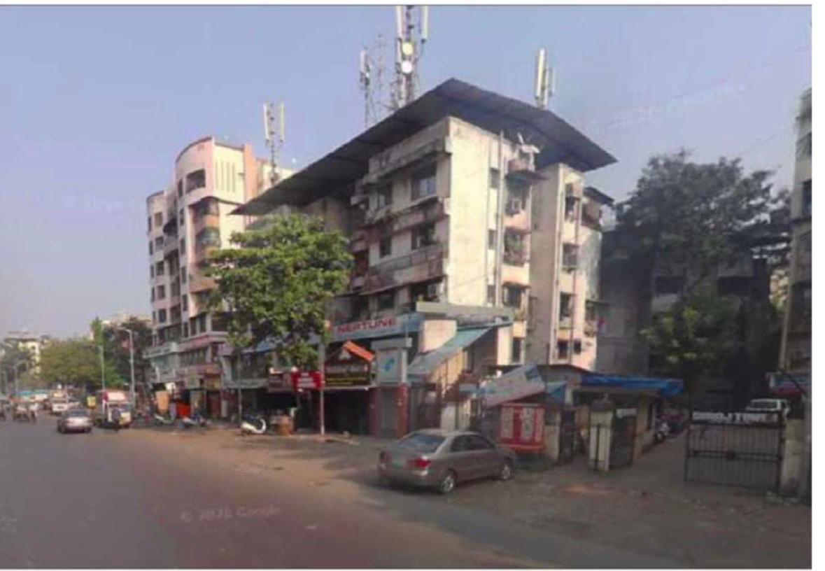 Ageing co-operative housing society building in Mira Bhayander before redevelopment